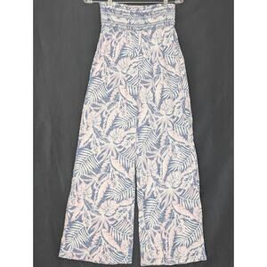 DAHUI HAWAII womens tropical linen blend vacation minimalist Lounge pants small